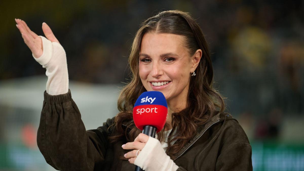 Laura Wontorra ist schwanger und erwartet ihr erstes Kind mit ihrem Partner Riccardo Basile. (Foto)