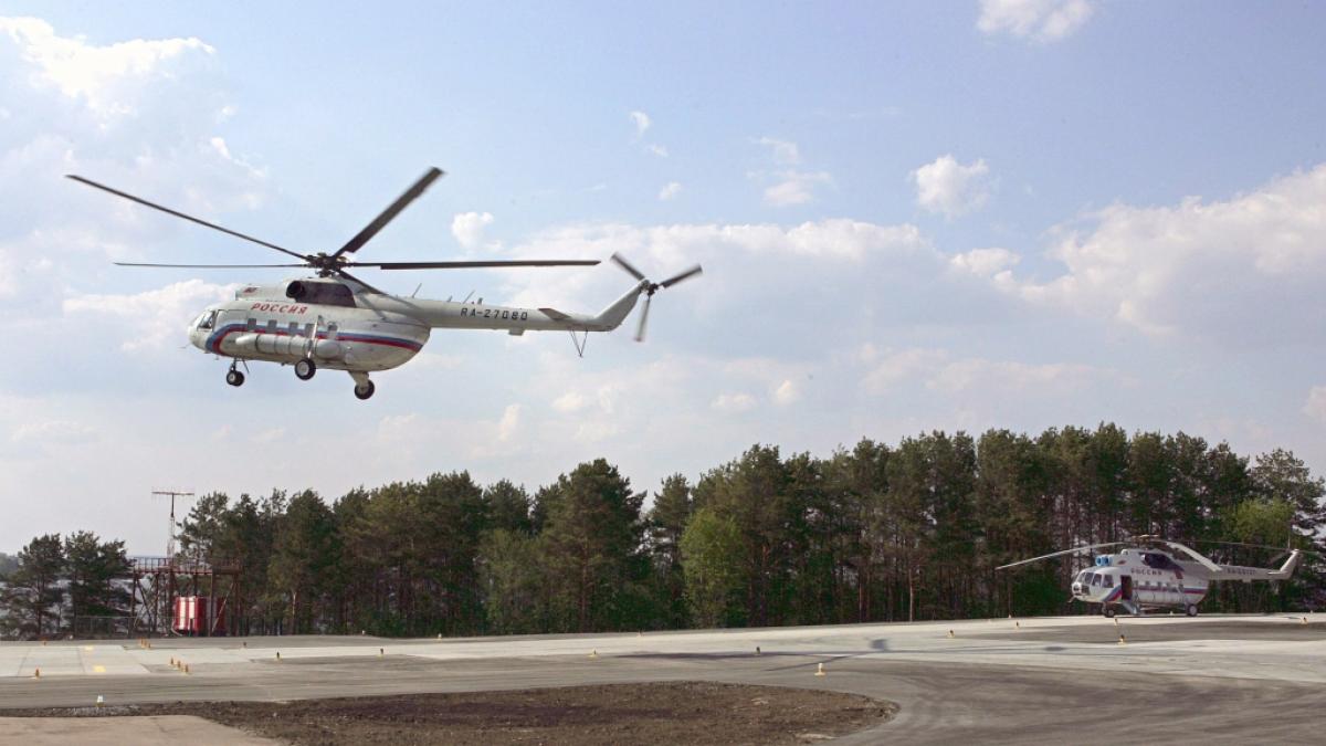 In einem solchen Helikopter soll Wladimir Putin zum Kreml geflogen sein. (Foto)