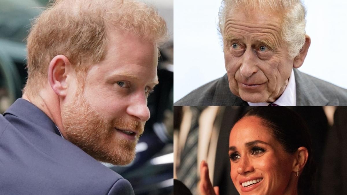In den j&uuml;ngsten Royals-News drehte sich (fast) alles um K&ouml;nig Charles III. und Prinz Harry, doch auch Meghan Markle schlich sich in die Adels-Schlagzeilen. (Foto)