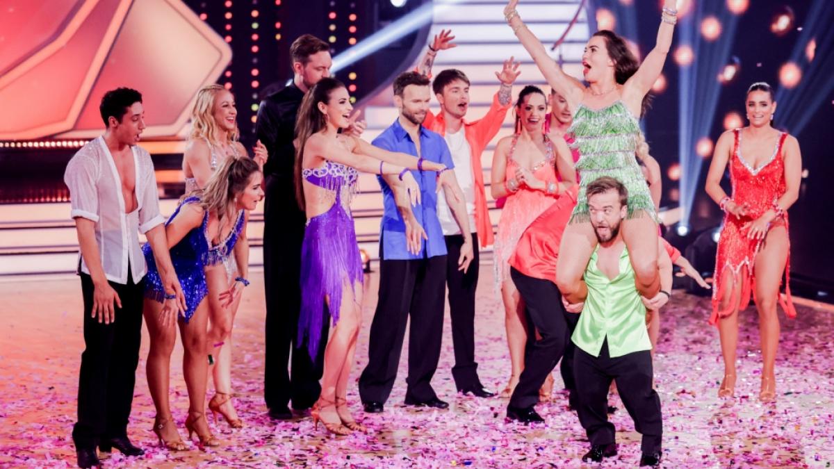 Beim gro&szlig;en Discofox-Marathon blieb kein Auge trocken - Leichtathlet Mathias Mester und seine Tanzpartnerin Renata Lusin trugen den verdienten Sieg davon. (Foto)