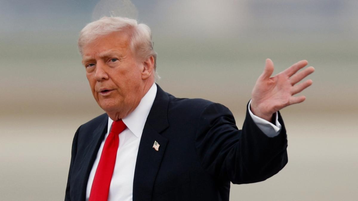 Eine peinliche Panne &uuml;berschattet Trumps R&uuml;ckreise aus Florida nach Washington. (Foto)