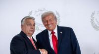 Donald Trump mit dem ungarischen Regierungschef Viktor Orbán.