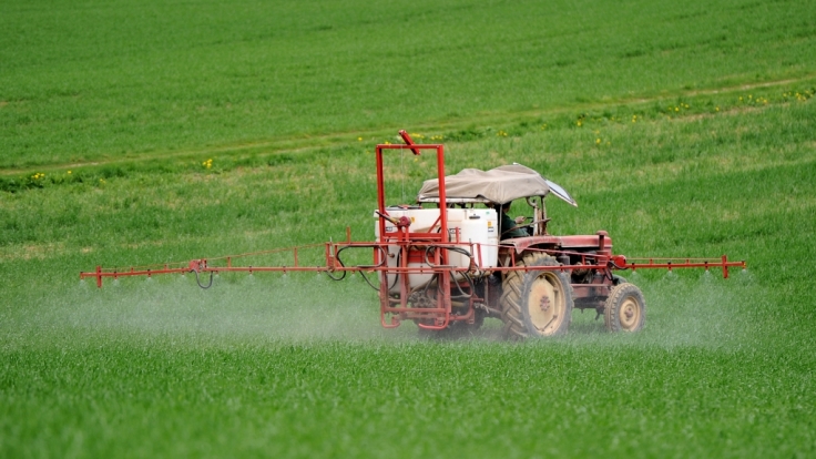 Glyphosat ist der meist verwendete Wirkstoff in Pflanzenschutzmitteln.