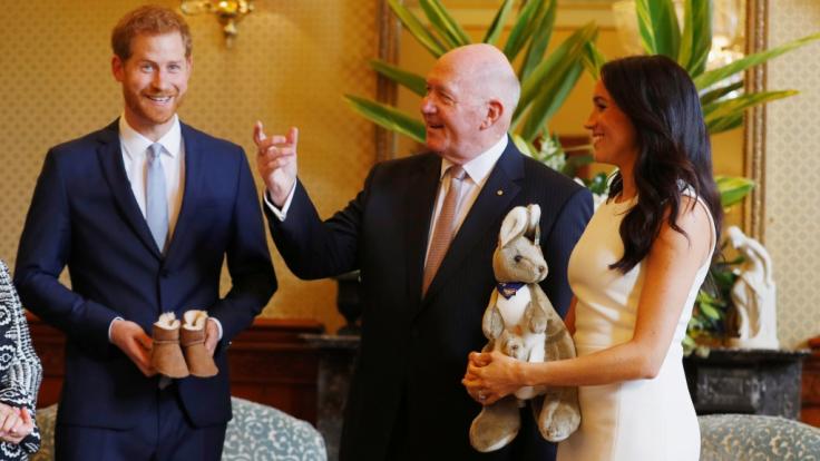 Mit der Nachricht vom Nachwuchs versetzen Herzogin Meghan und Prinz Harry die Australier in Entzücken.