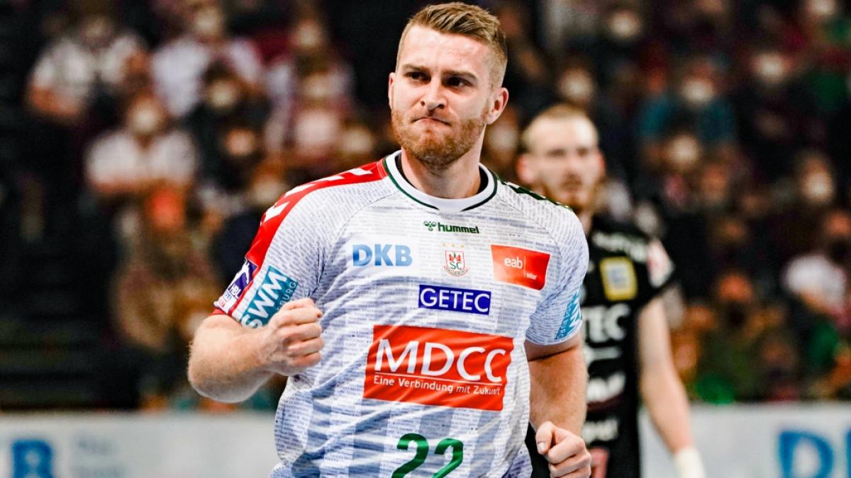 Seinen Spitznamen tr&auml;gt Lukas Mertens nicht umsonst: "Speedy" geh&ouml;rt als Linksau&szlig;en sowohl beim SC Magdeburg als auch in der DHB-Nationalmannschaft zu den schnellsten und wurfst&auml;rksten Handball-Stars. (Foto)