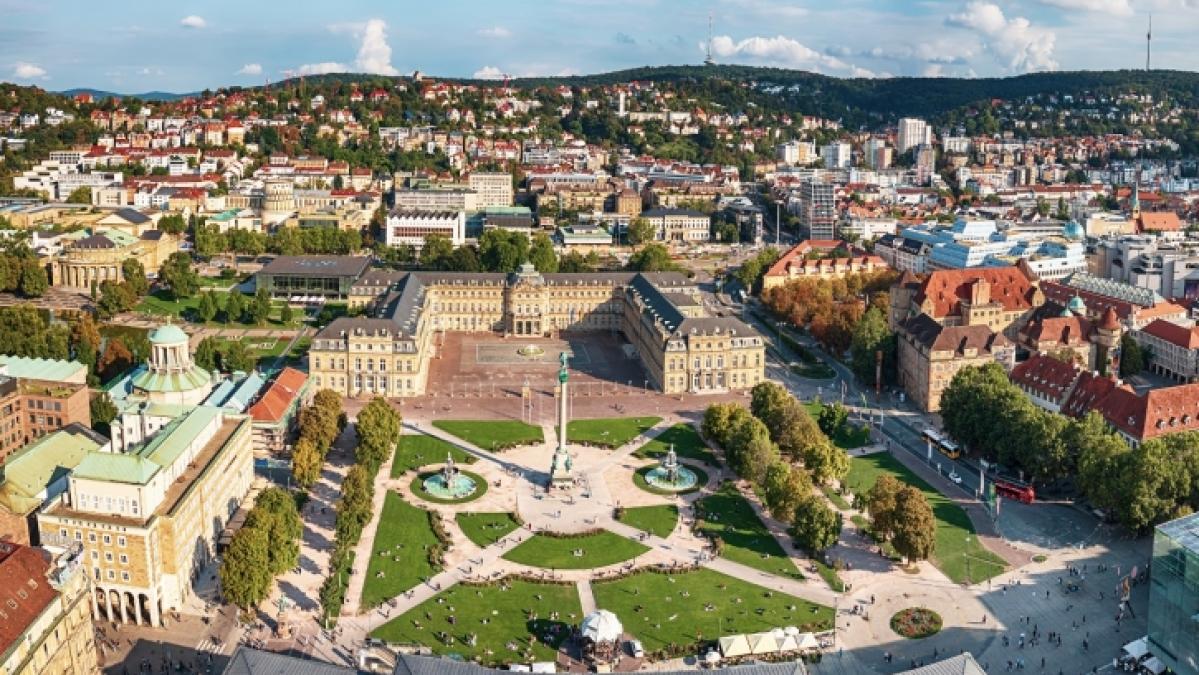 Der Schlossplatz in Stuttgart. Aktuelle News aus und &uuml;ber Stuttgart hier auf news.de. (Foto)