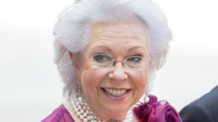 Prinzessin Christina von Schweden bei der Hochzeit von Prinz Carl Philip und Sofia im Jahr 2015.