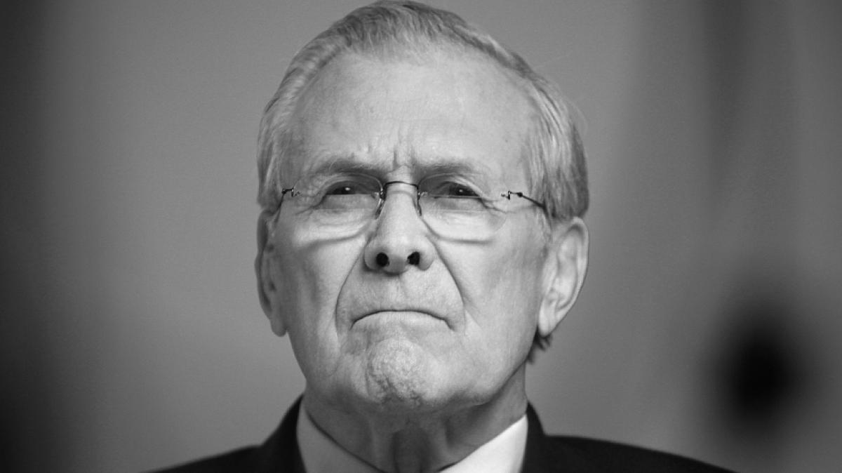 Der fr&uuml;here US-Verteidigungsminister Donald Rumsfeld ist im Alter von 88 Jahren gestorben. (Foto)