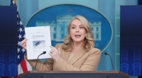 Bei einem Pressebriefing konnte Karoline Leavitt nicht mehr an sich halten.