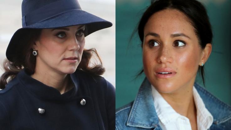 Beim ersten Kennenlernen schien die Stimmung zwischen Herzogin Kate und Meghan Markle noch prächtig zu sein.