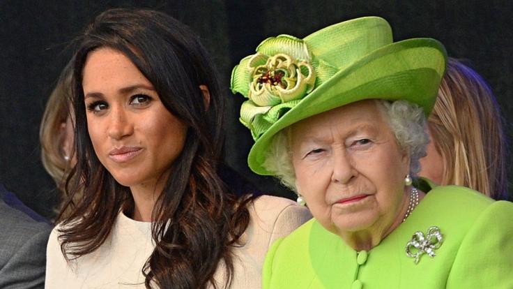 Queen Elizabeth II. und Meghan Markle.
