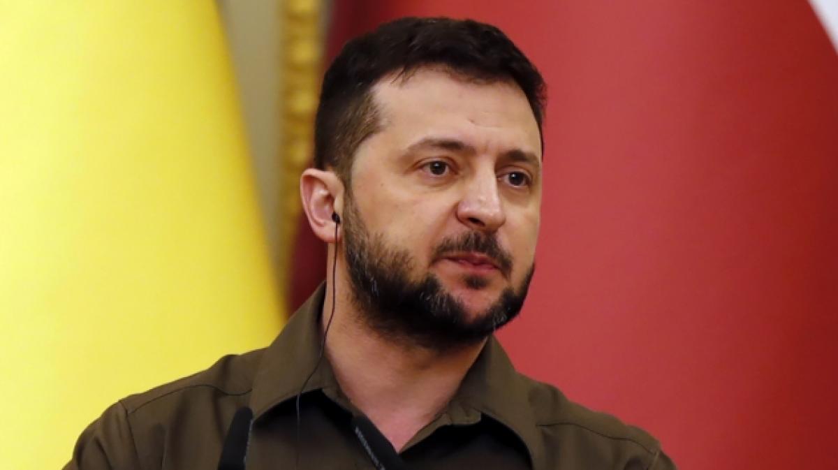 Wolodymyr Selenskyj k&ouml;nnte ein Bomben-Angriff drohen. (Foto)