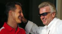 Eine alte Aufnahme zeigt Michael Schumacher und Willi Weber.