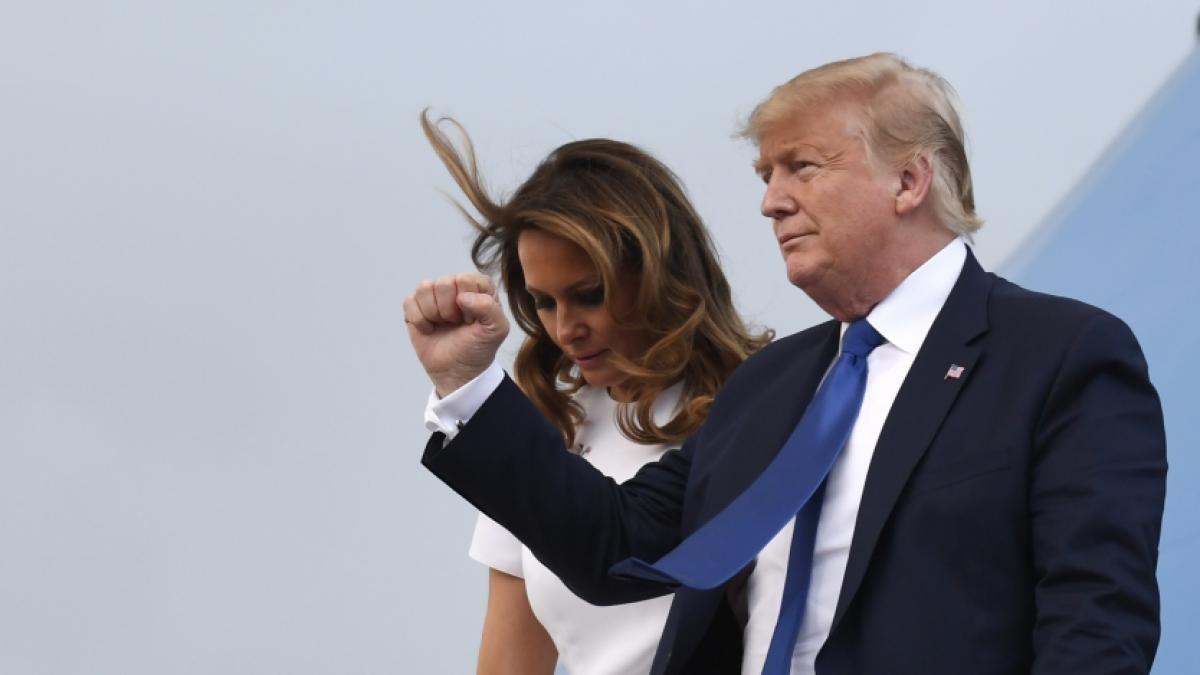 Donald und Melania Trump sollen Ehekrach wegen Sohn Barron haben. (Foto)