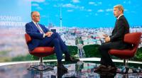 Bundeskanzler Friedrich Merz beim ARD-Sommerinterview 