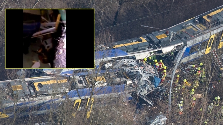 Bei dem schweren Zugunglück in Bad Aibling starben am Dienstag, 09.02.2016, zehn Menschen.