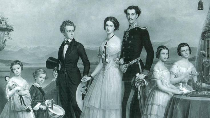 Sisi und ihre Geschwister: Stark war der Zusammenhalt der Familie - eine Ausstellung in Possenhofen beleuchtet diesen Aspekt im Leben der Kaiserin. Foto: KEM Possenhofen Rosemarie Mann-Stein