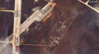 Satellitenbilder zeigen jetzt einen zerstörten russischen Luftwaffenstützpunkt auf der Krim.