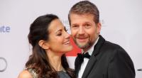 Das Schauspieler-Paar Bettina Zimmermann und Kai Wiesinger beim Deutschen Filmball 2015.