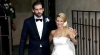 Tomaso Trussardi und Michelle Hunziker bei ihrer Hochzeit im Oktober 2014.