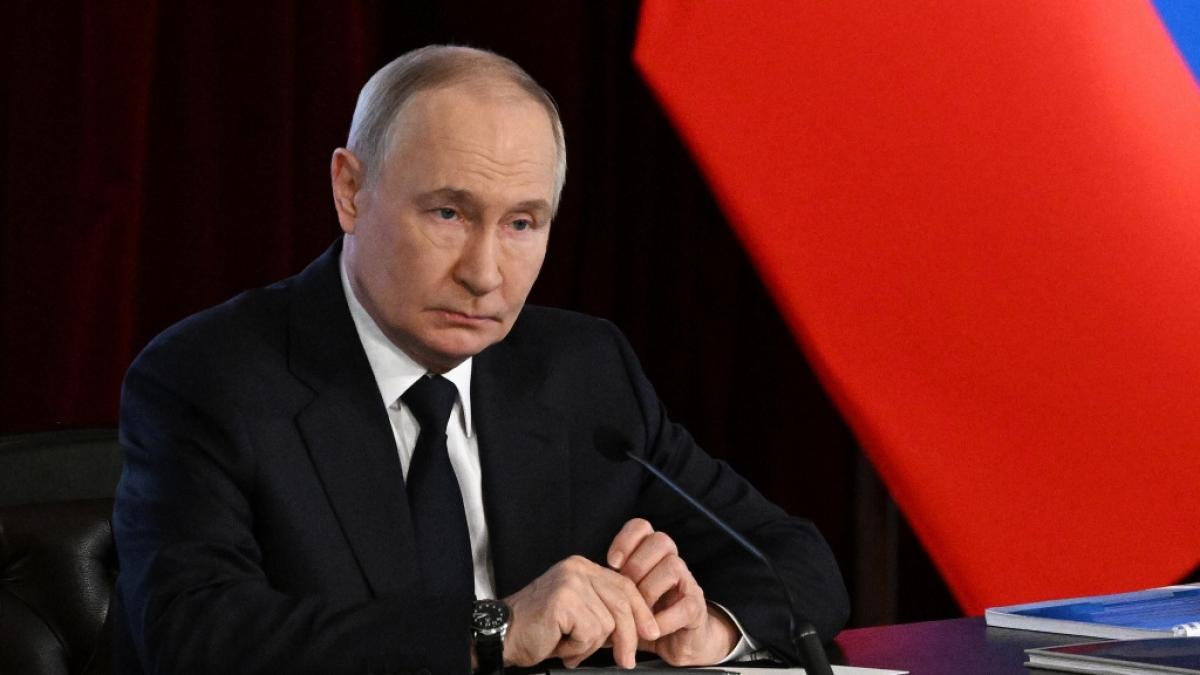 Wladimir Putin droht der Zusammenbruch seines Systems in Russland. (Foto)