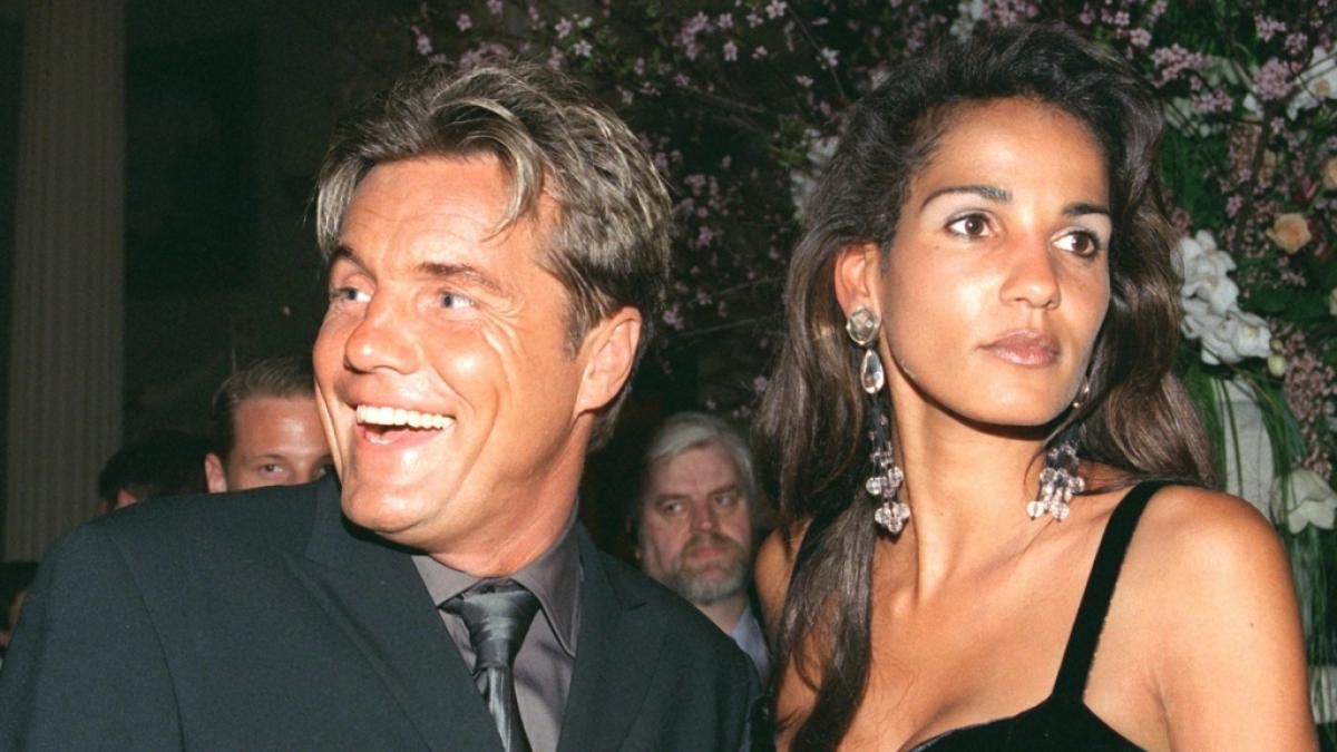 Dieter Bohlen und Nadja "Naddel" Abd el Farrag am 10. Februar 1999&nbsp;bei der Verleihung der Goldenen Kamera in Berlin. (Foto)