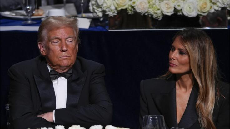 Donald Trump und Melania Trump hatten das Alfred E. Smith Memorial Foundation Dinner in New York gemeinsam besucht.