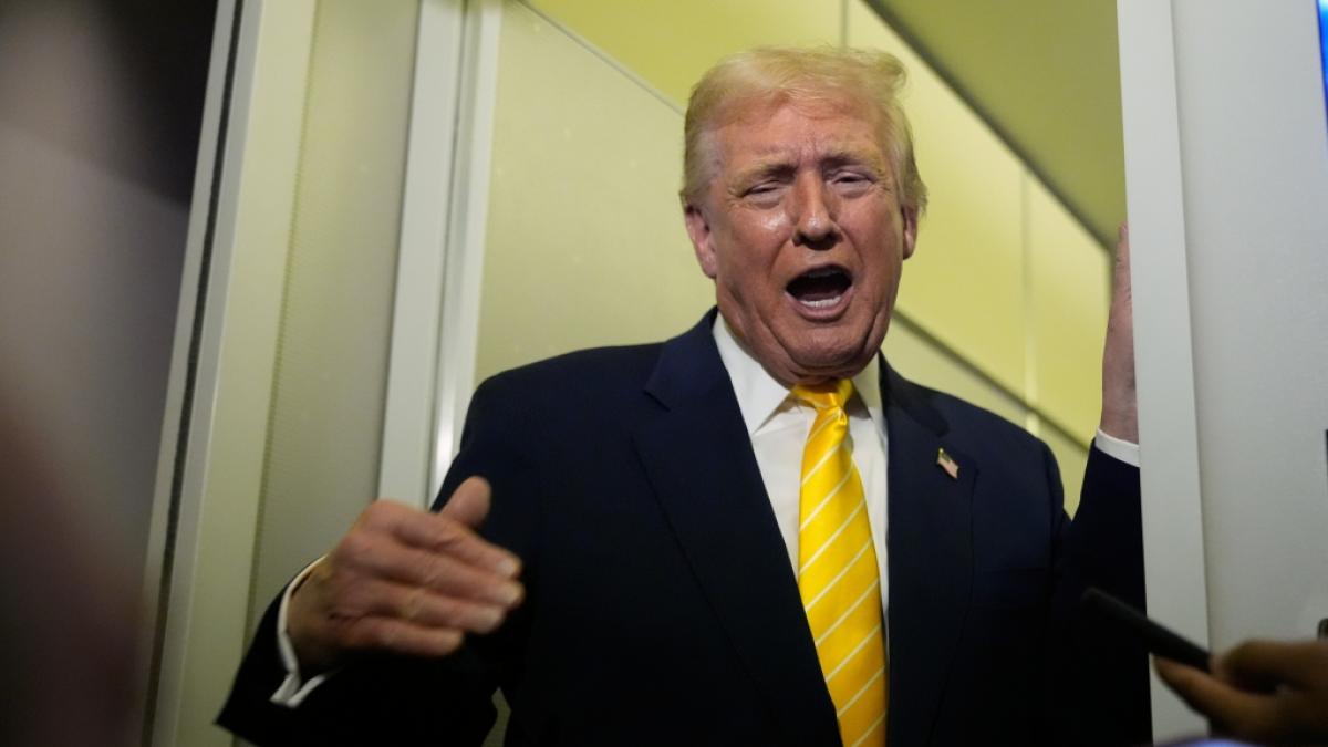 Donald Trump l&auml;sst seinen Drohungen Taten folgen und reicht eine Milliardenklage gegen die BBC ein. (Foto)