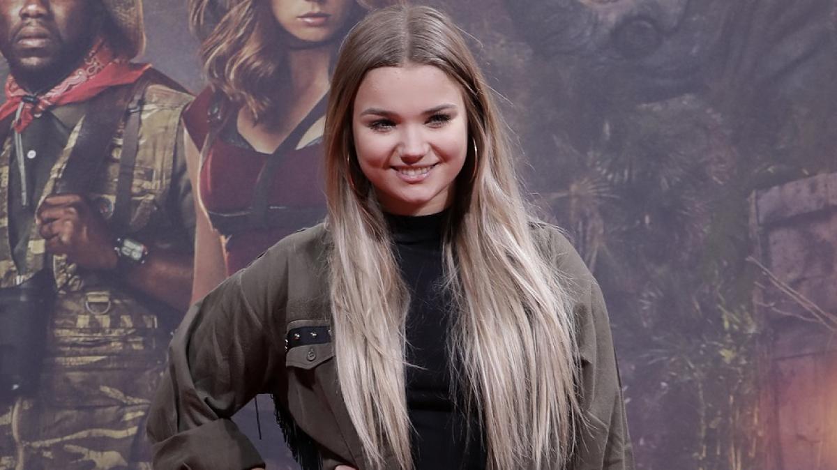Julia Beautx bei der Premiere des Kinofilms "Jumanji: Willkommen im Dschungel" im Jahr 2017. (Foto)