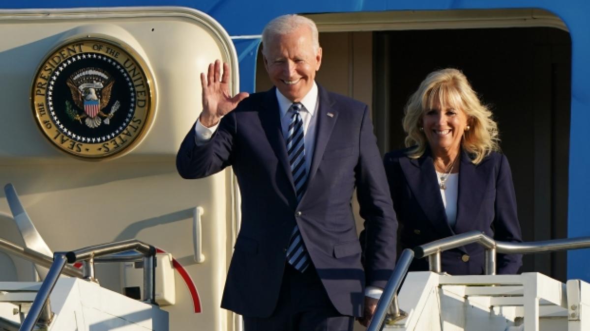 Joe und Jill Biden m&uuml;ssen sich vorerst trennen. (Foto)