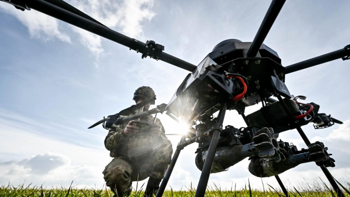 Die Ukraine setzt gegen Russlands Attacken auch auf die "Black Widow"-Drohne. (Symbolbild) (Foto)