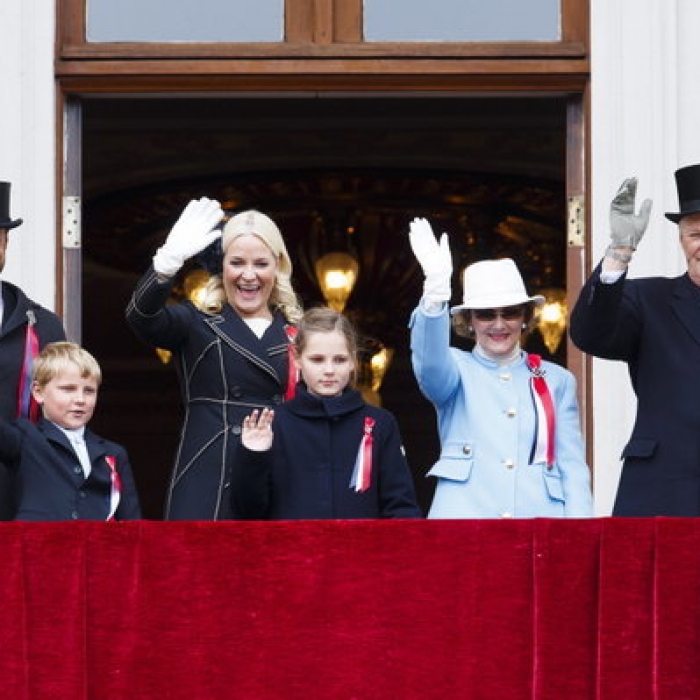 Norwegische Königsfamilie.