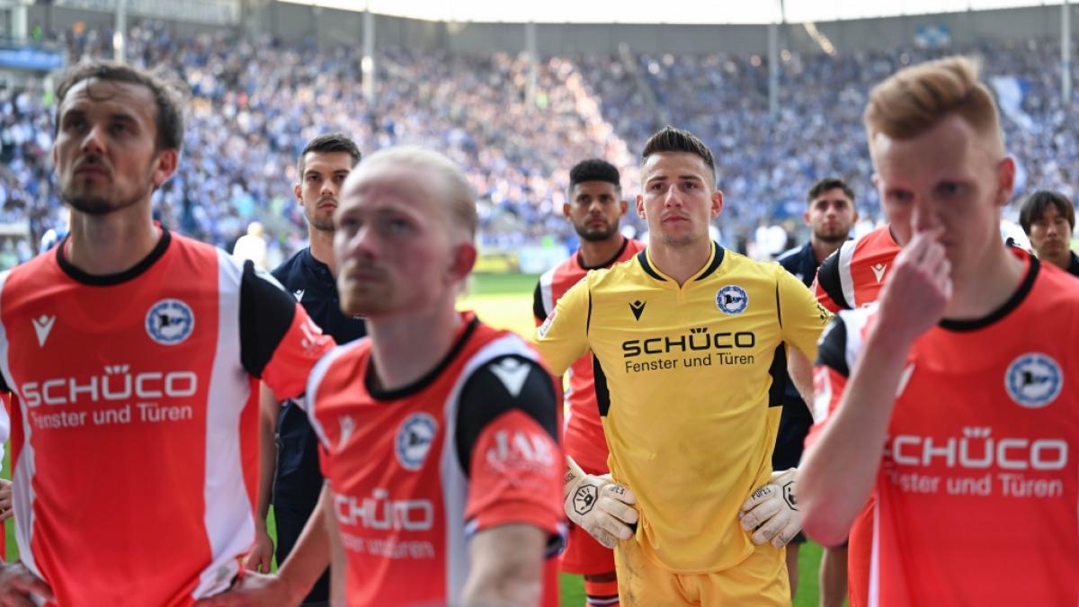 Nach einer entt&auml;uschenden Saison muss Arminia Bielefeld in der Relegation gegen Wehen Wiesbaden um den Klassenerhalt in der 2. Bundesliga k&auml;mpfen. (Foto)