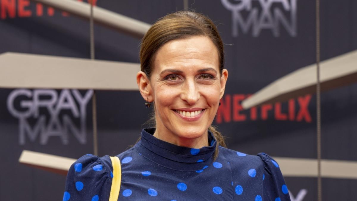 Ulrike Frank gew&auml;hrte bei der Fashion Week tiefe Einblicke. (Foto)