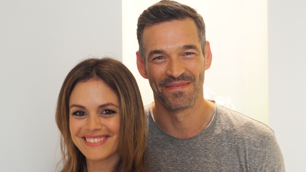 Die US-Schauspieler Rachel Bilson und Eddie Cibrian bei einem Fototermin zur Vorstellung ihrer neuen Vox-Serie "Take Two". (Foto)