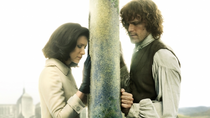 Claire Randall (Caitriona Balfe) und Jamie (Sam Heughan) begeben sich in der Erfolgsserie