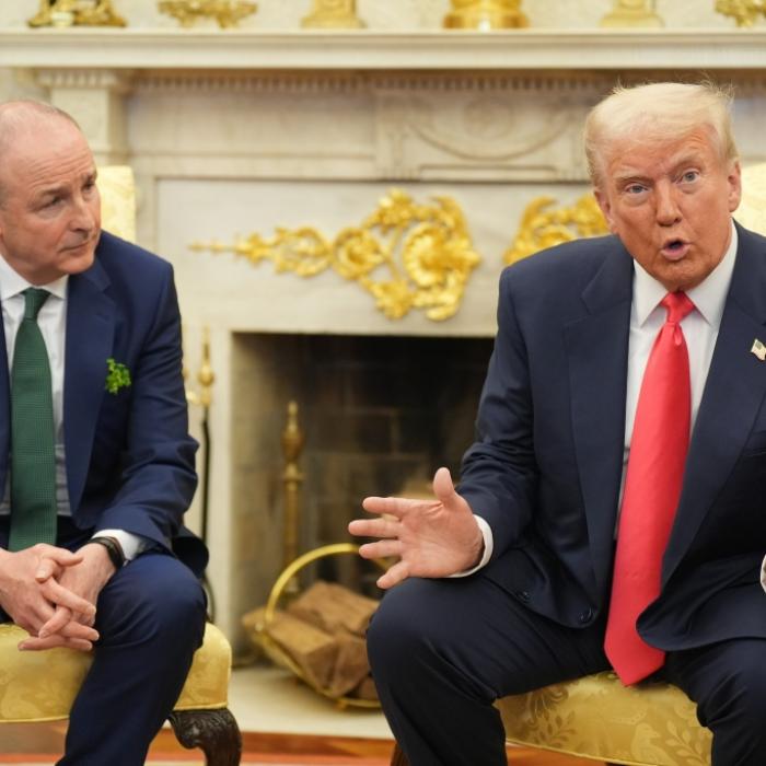 Socken-Wirbel im Weißen Haus - Donald Trump gerät völlig außer Fassung