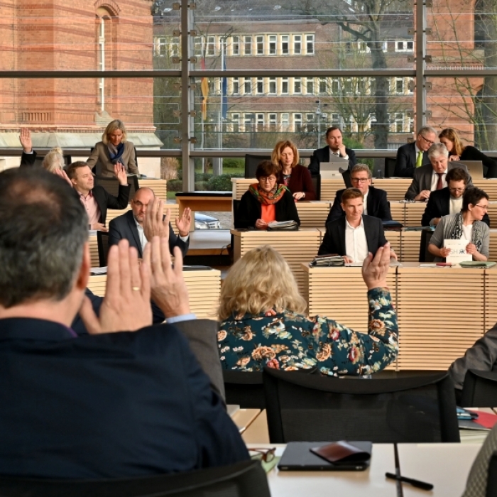 Im Thüringer Landtag wurde namentlich abgestimmt (Symbolbild).