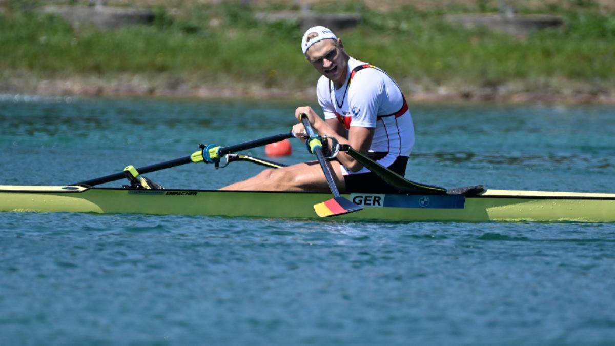 Oliver Zeidler f&uuml;hrt das deutsche Aufgebot bei der Ruder-WM 2023 an. (Foto)
