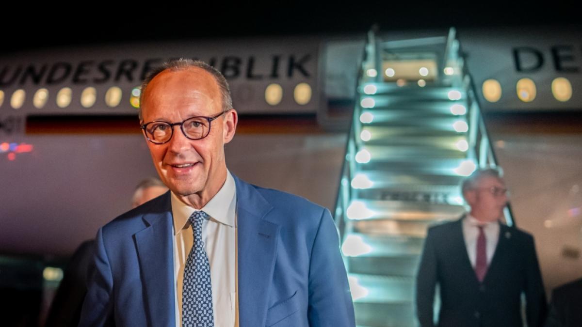 Friedrich Merz ist in Washington f&uuml;r ein Treffen mit US-Pr&auml;sident Donald Trump gelandet. (Foto)