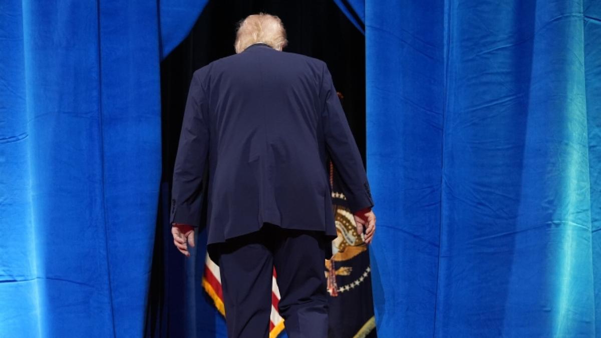 Donald Trump hat schon so manches Versteck aufsuchen m&uuml;ssen. (Foto)