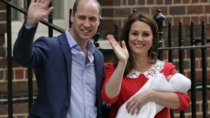 Prinz William und Kate Middleton haben am 23.4.2018 einen Sohn bekommen.