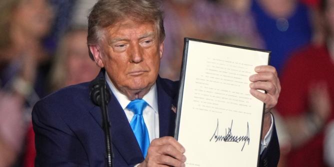 Donald Trump feiert Diesel-Erlass
