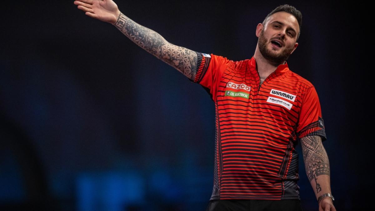 Joe Cullen alias "The Rockstar" geh&ouml;rt zu den unbestrittenen Fan-Lieblingen in der Darts-Welt. (Foto)