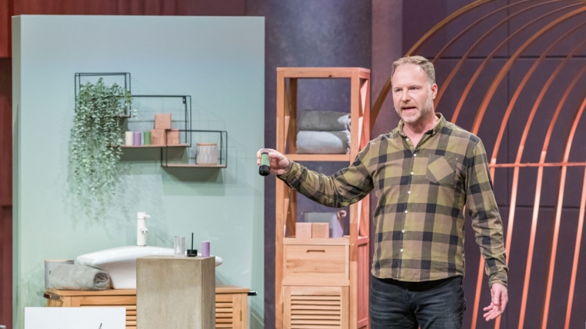 Der Gr&uuml;nder von soapflaker, Stefan Hin&uuml;ber holte sich in "Die H&ouml;hle der L&ouml;wen" einen Deal. (Foto)