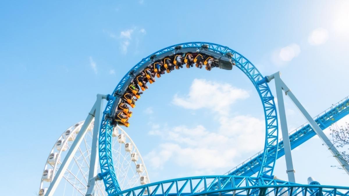 In einem schwedischen Freizeitpark ist eine Achterbahn entgleist. (Symbolfoto) (Foto)