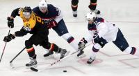 Trauer um eine Eishockey-Legende: Jimmy Hayes (Mitte), hier mit Moritz Müller (li). und Vince Trocheck (re.) bei der Eishockey-WM 2014, ist mir nur 31 Jahren gestorben.