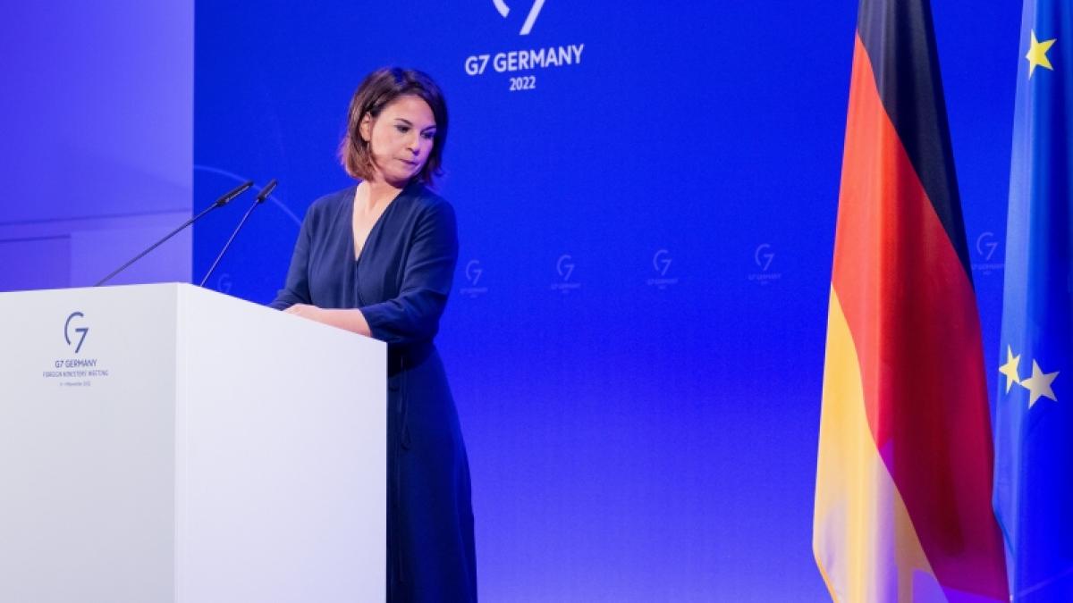 Au&szlig;enministerin Annalena Baerbock entschuldigt sich nach der G7-Gipfel-Kritik. (Foto)