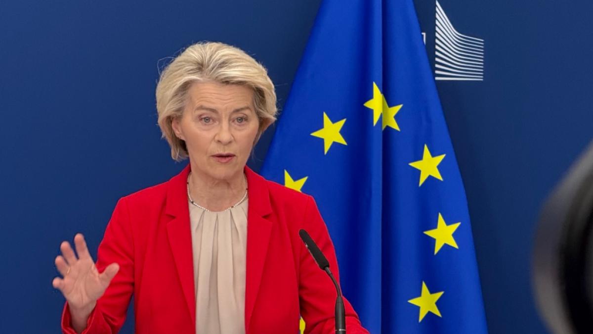 EU-Kommissionspr&auml;sidentin Ursula von der Leyen hat Vorschl&auml;ge f&uuml;r ein 18. Sanktionspaket gegen Russland vorgestellt. (Foto)