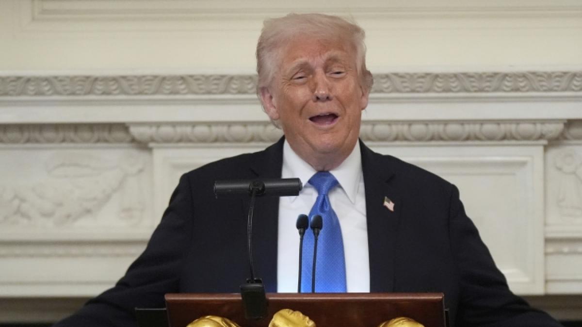 Donald Trump hat es mit der Wahrheit wieder einmal nicht so genau genommen. (Foto)